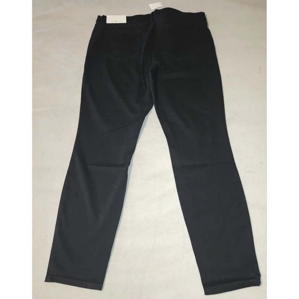 LOFT Women's Black Legging Pants Size 14 / 32 Skinny Stretch NWT